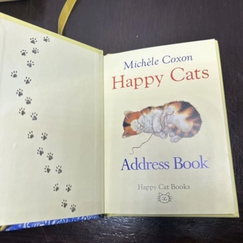 Happy Cat Books Slipcase Set Address Book of Day Notebook Michele Coxon 2001
